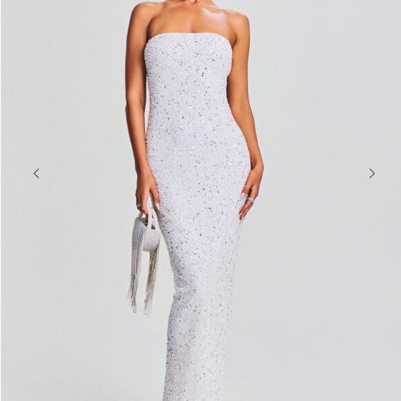 Retrofete RIVERLY SEQUIN DRESS - Picture 1 of 9